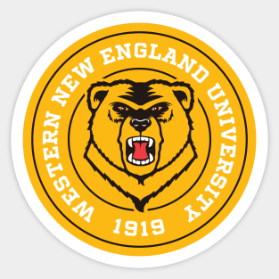 Western New England - circle Sticker